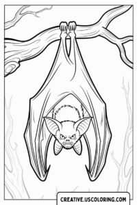 angry-bat-hanging-upside-down-coloring-page