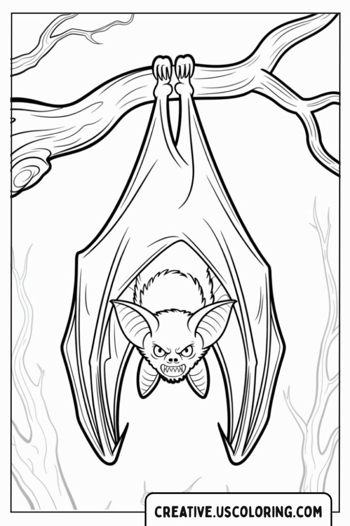 angry-bat-hanging-upside-down-coloring-page