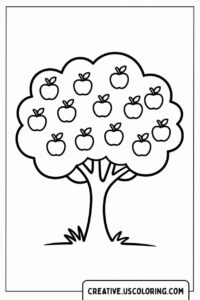 apple-tree-with-apples-coloring-page