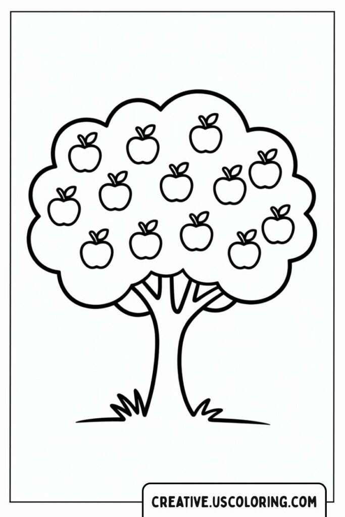 apple-tree-with-apples-coloring-page