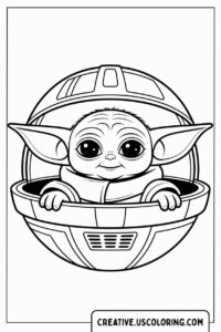baby-yoda-in-hover-pod-coloring-page