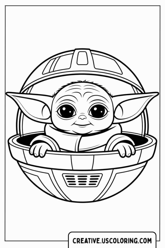 baby-yoda-in-hover-pod-coloring-page