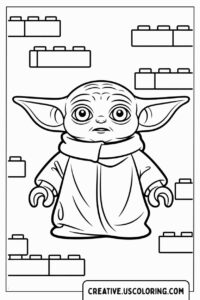 baby-yoda-with-lego-blocks-coloring-page
