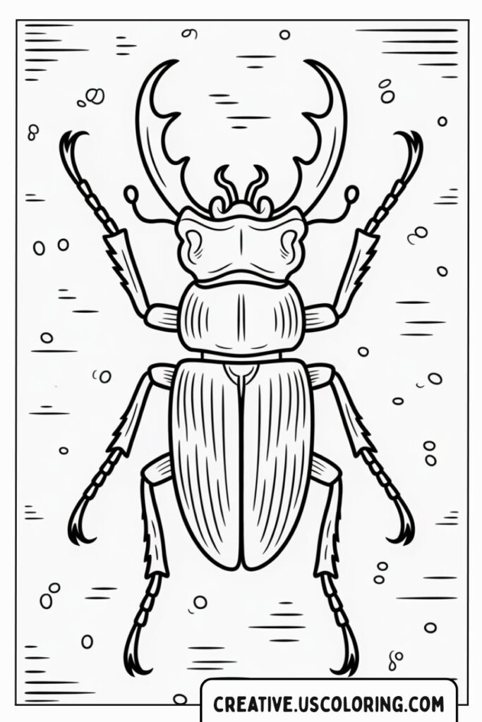 beetle-coloring-page