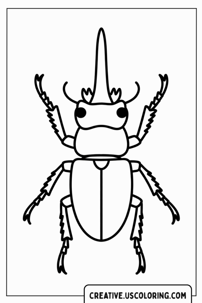 beetle-with-long-horn-coloring-page
