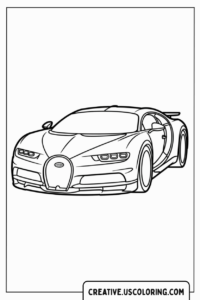 bugatti-car-front-view-coloring-page