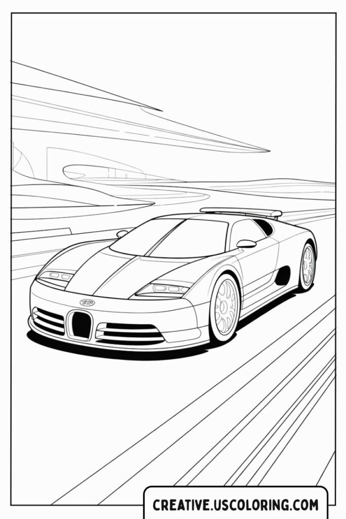 bugatti-supercar-on-the-track-coloring-page