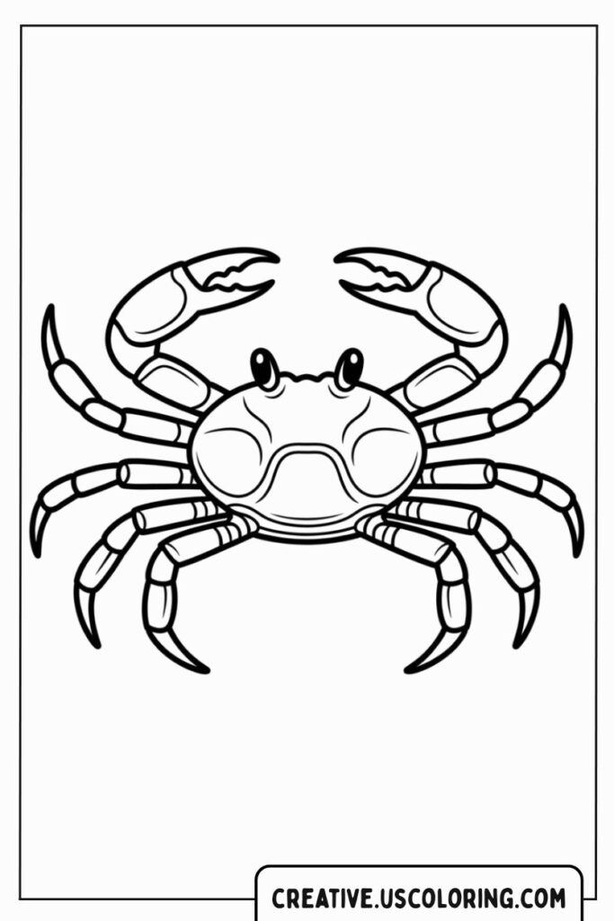 crab-coloring-page