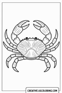 crab-outline-coloring-page