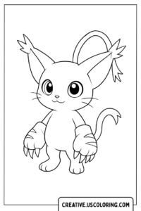 cute-anime-cat-character-with-claws-coloring-page
