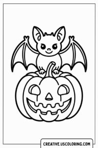 cute-bat-sitting-on-pumpkin-coloring-page