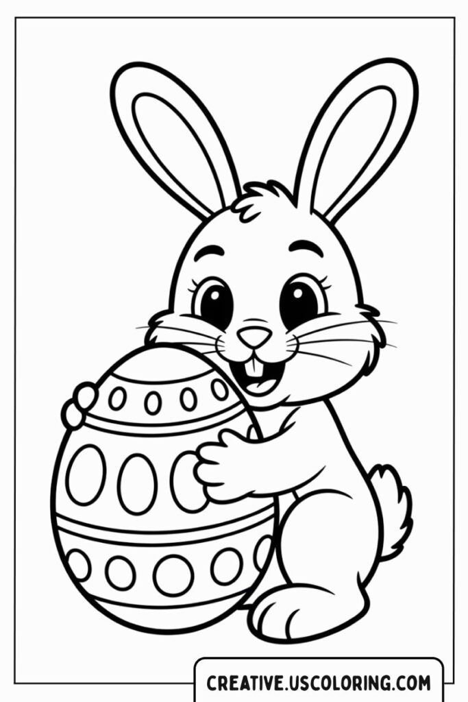 cute-bunny-holding-a-decorated-easter-egg-coloring-page-coloring-page