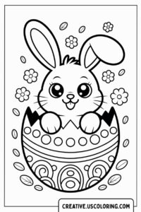 cute-bunny-peeking-out-of-easter-egg-coloring-page