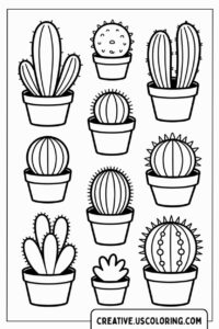 cute-cacti-in-pots-coloring-page
