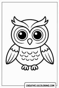 cute-owl-with-big-eyes-coloring-page