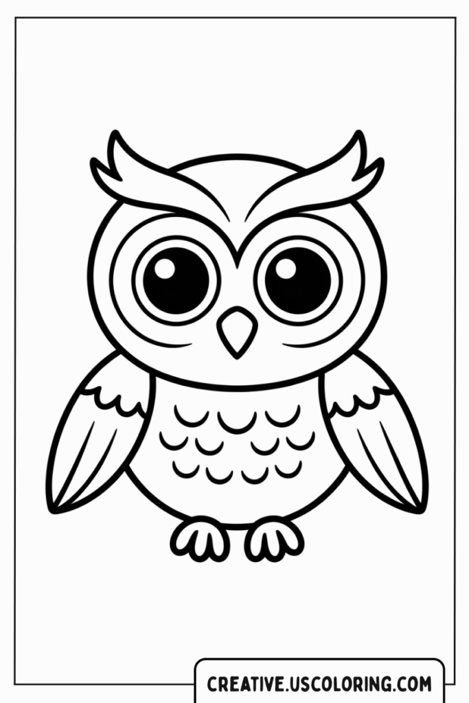 cute-owl-with-big-eyes-coloring-page