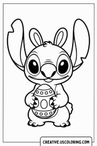 easter-bunny-holding-decorated-egg-coloring-page