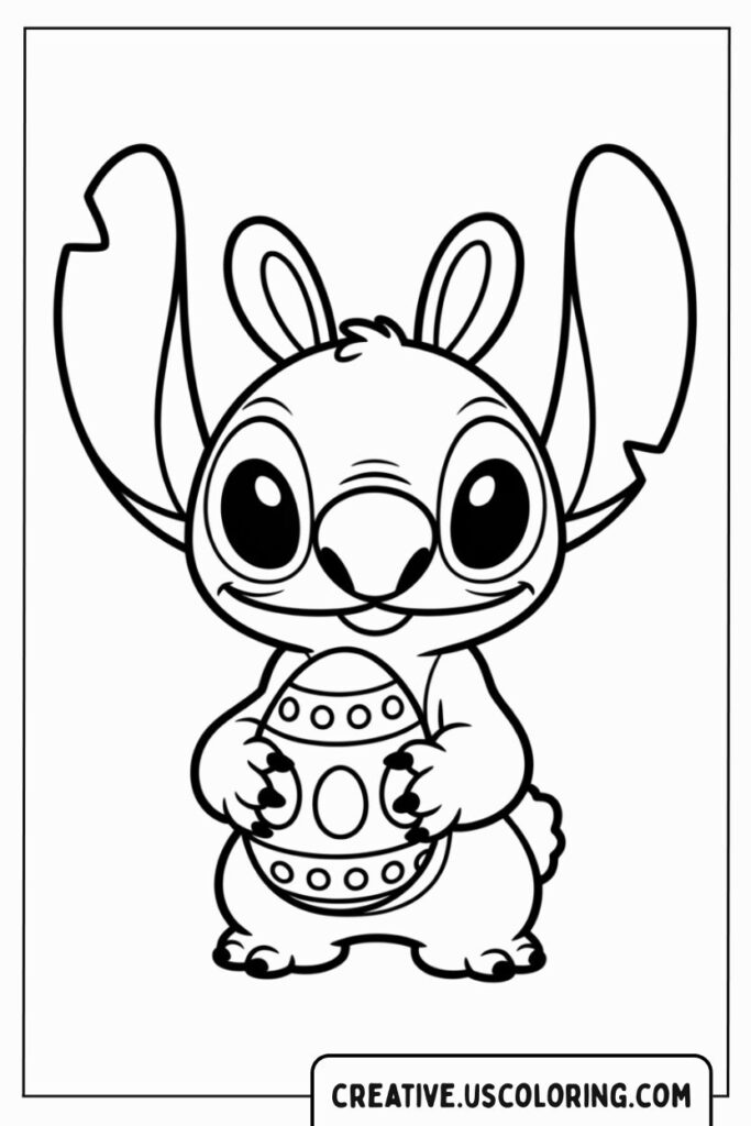 easter-bunny-holding-decorated-egg-coloring-page