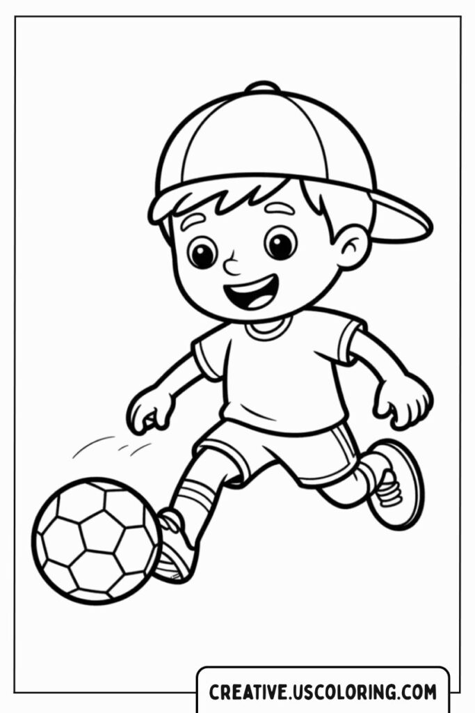 happy-boy-kicking-soccer-ball-coloring-page