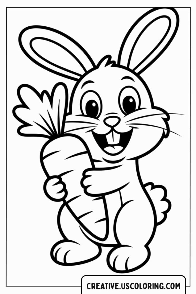 happy-bunny-holding-carrot-coloring-page