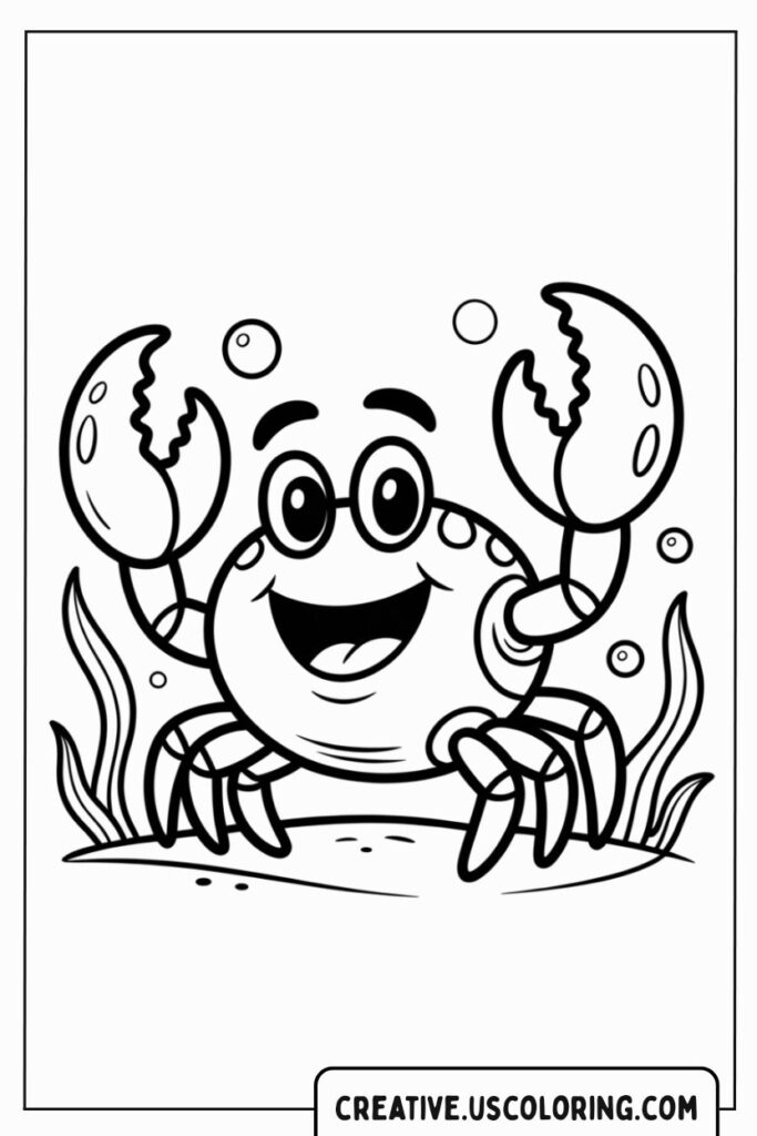happy-cartoon-crab-with-big-claws-coloring-page