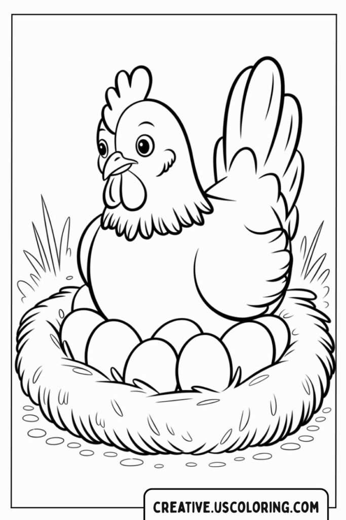 hen-sitting-on-eggs-coloring-page