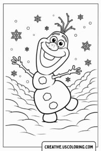 olaf-happy-in-snow-coloring-page