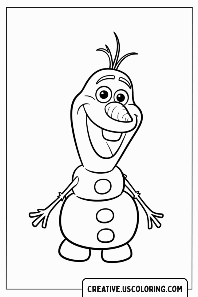 olaf-happy-snowman-coloring-page