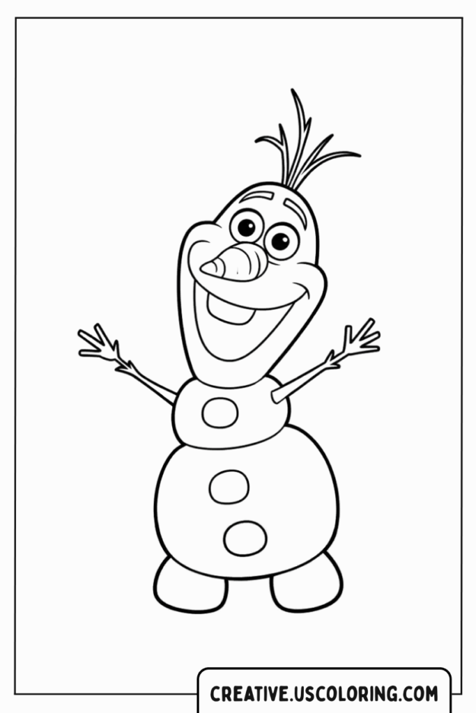 olaf-happy-with-arms-open-coloring-page