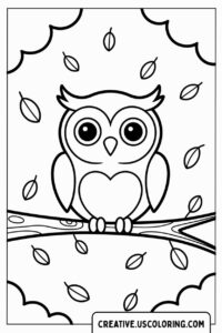 owl-sitting-on-branch-with-leaves-coloring-page