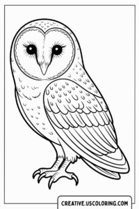 owl-with-large-eyes-sitting-coloring-page