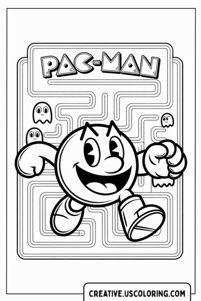 pac-man-characters-running-with-ghosts-coloring-page
