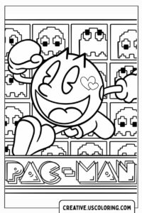 pac-man-running-happy-coloring-page