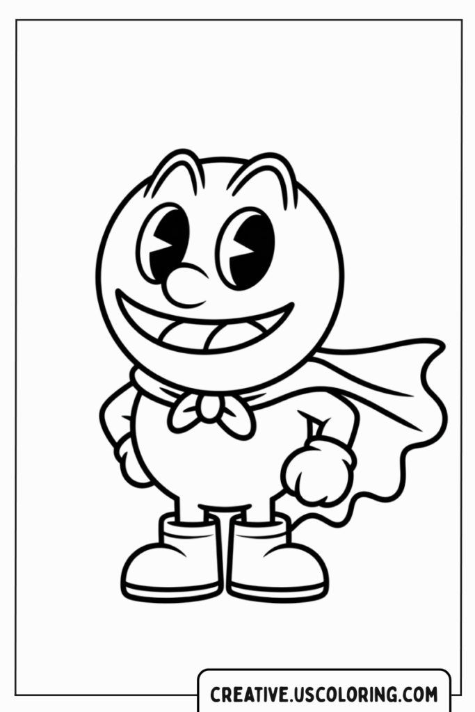 pac-man-superhero-character-coloring-page