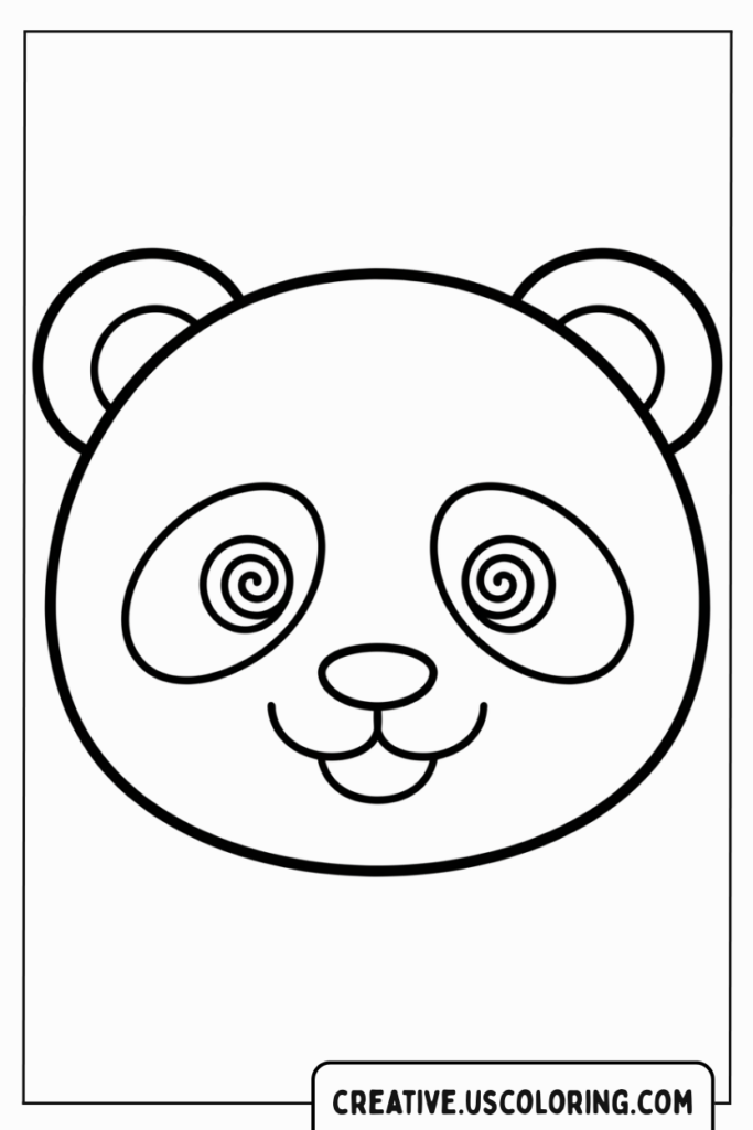 panda-face-with-spiral-eyes-coloring-page