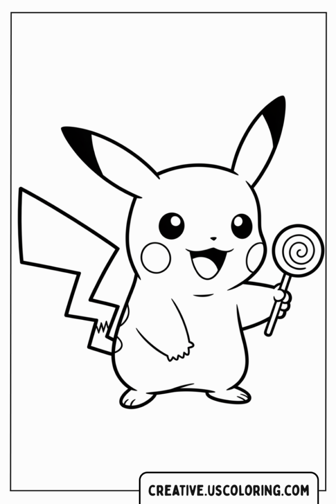 pikachu-holding-lollipop-coloring-page