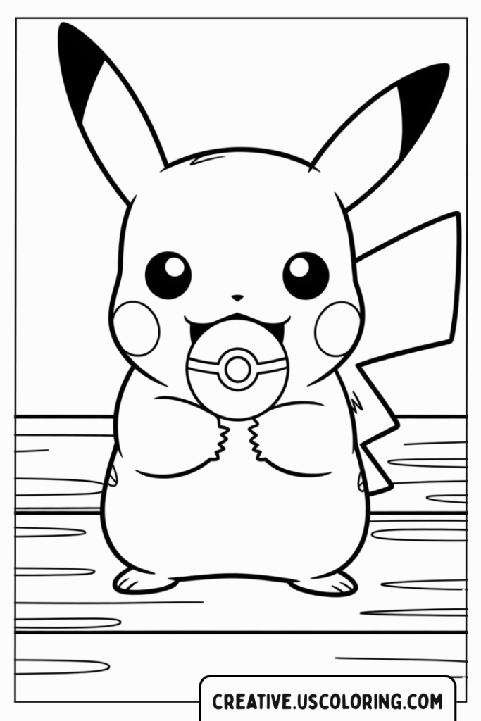 pikachu-holding-pokeball-coloring-page
