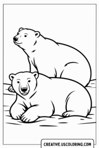 polar-bears-relaxing-coloring-page