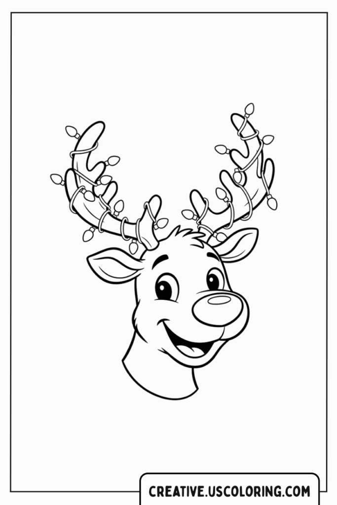 reindeer-with-christmas-lights-coloring-page