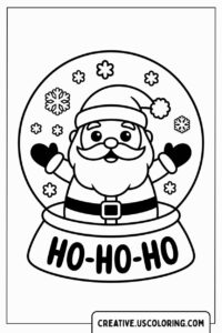 santa-in-snow-globe-ho-ho-ho-coloring-page