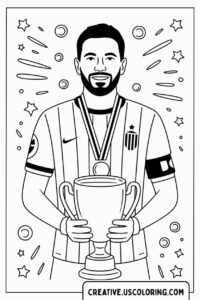soccer-player-holding-trophy-coloring-page