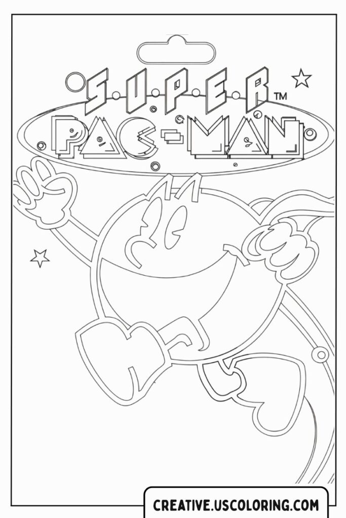 super-pac-man-jumping-coloring-page