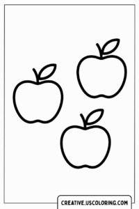 three-simple-apples-coloring-page