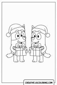 bluey-and-bingo-christmas-gifts-coloring-page