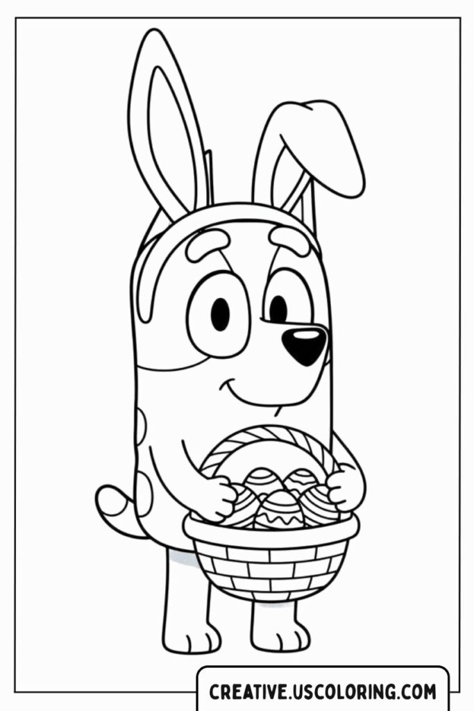 bluey-easter-bunny-ears-coloring-page