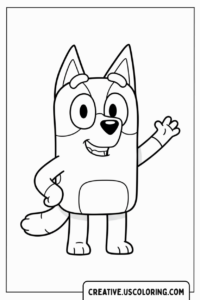 bluey-muffin-waving-hello-coloring-page