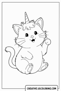 cute-sitting-unicorn-cat-coloring-page