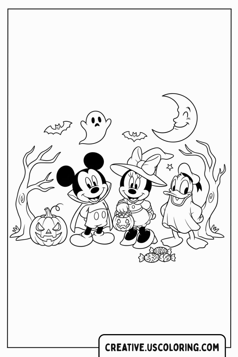 disney-mickey-minnie-halloween-costumes-coloring-page