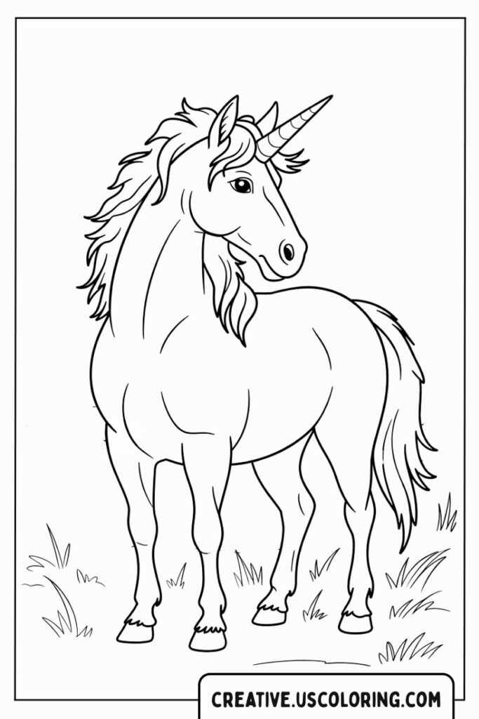 full-body-realistic-unicorn-coloring-page