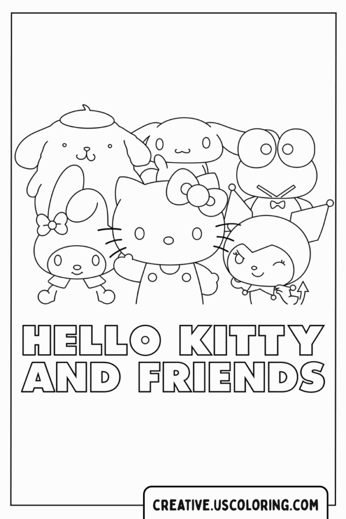 hello-kitty-and-friends-sanrio-coloring-page